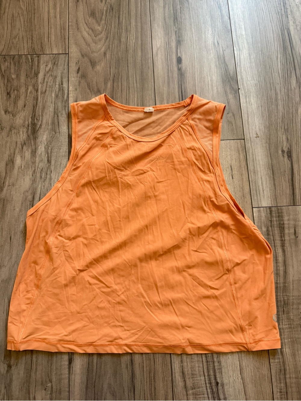 Lululemon Women’s Orange Sleeveless Athletic Tank Top